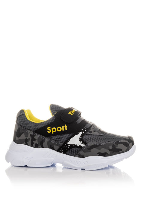 TonnyBlack  Smoked Yellow Children's Sports Shoes