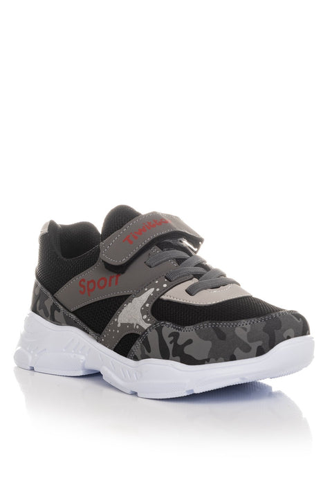 TonnyBlack  Smoked Red Kid's Sports Shoes
