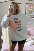 Madmext Mad Girls White Sweatshirt MG1224