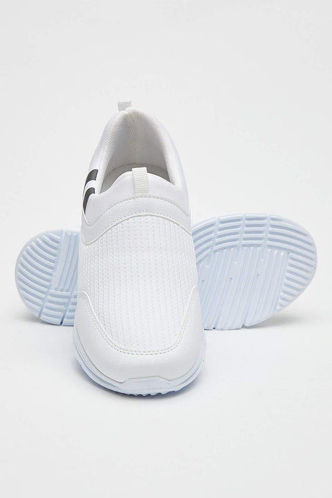TonnyBlack White Unisex Sneakers