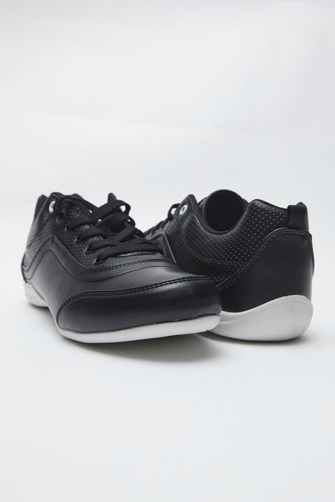 TonnyBlack Black and White Men's Sports Shoes