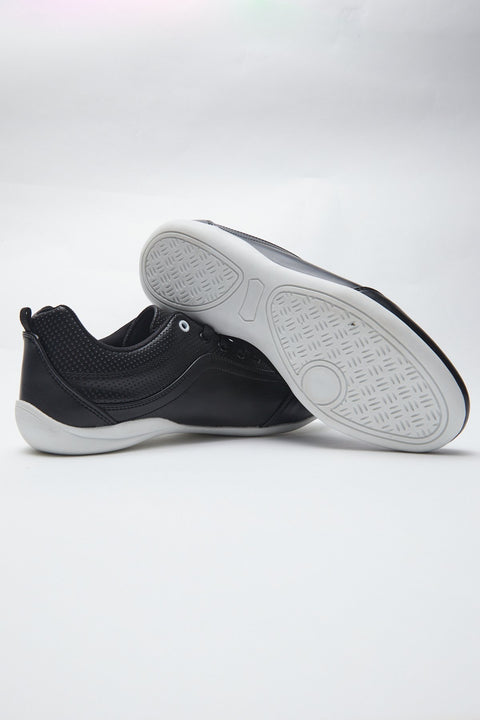 TonnyBlack Black and White Men's Sports Shoes