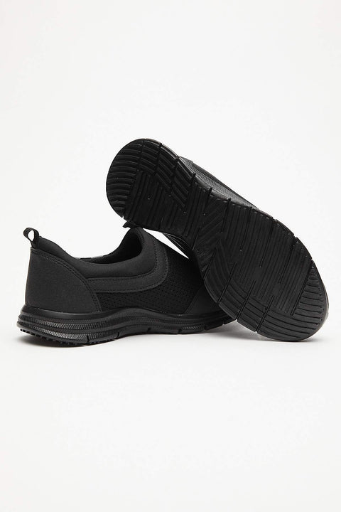 TonnyBlack Black Unisex Sports Shoes