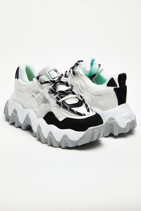 TonnyBlack White Water Green Women's Sneakers self