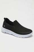 TonnyBlack Black and White Men's Sports Shoes