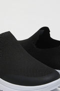 TonnyBlack Black and White Men's Sports Shoes
