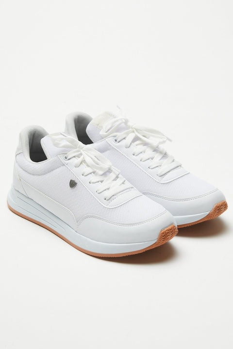 TonnyBlack White Men's Sports Shoes