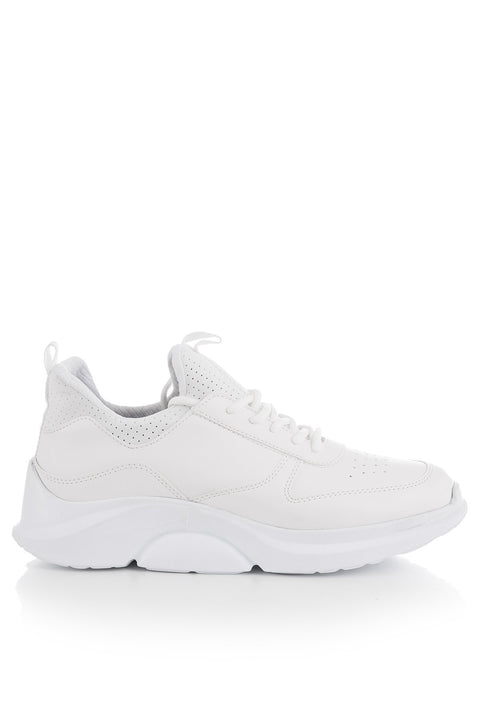 TonnyBlack White Men's Sports Shoes