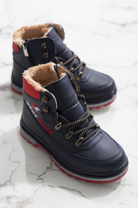 Tonny Black Kids Trekking Boots