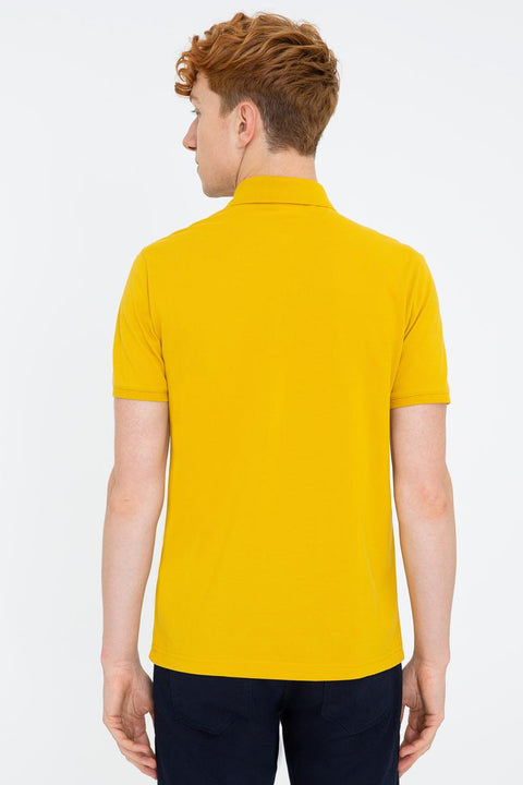 Us Polo Assn Men's Yellow T-Shirt Basic 50232303-VR094