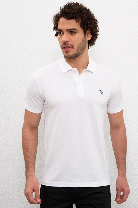 Us Polo Assn Men's White T-Shirt Basic 50217612-VR013