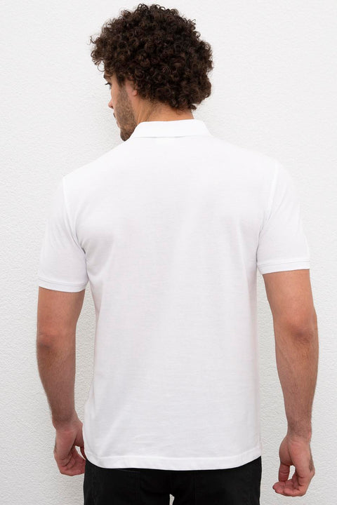 Us Polo Assn Men's White T-Shirt Basic 50217612-VR013