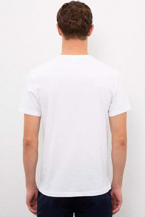Us Polo Assn Men's White T-Shirt 50217767-VR013