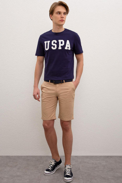 Us Polo Assn Men's White  Bermuda Capri 50222662-VR085