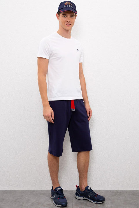 Us Polo Assn Men's Navy Blue Knit Shorts 50222631-VR033