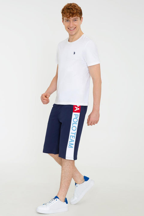 Us Polo Assn Men's Navy Blue Knit Shorts 50222662-VR033