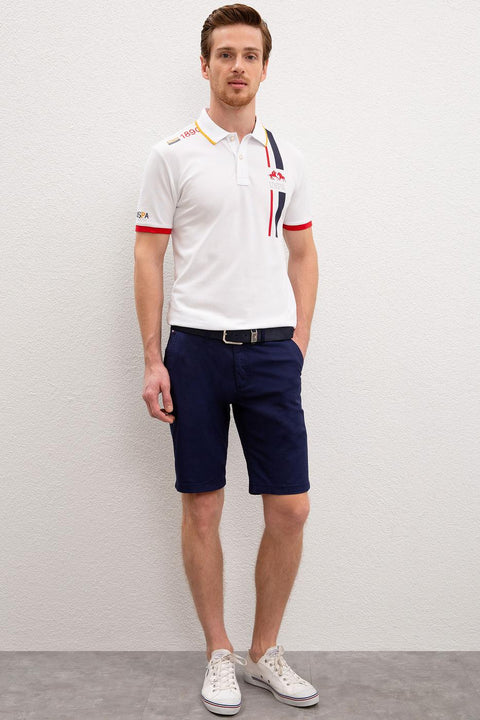Us Polo Assn Men's Navy Blue Bermuda Capri 50222662-VR033