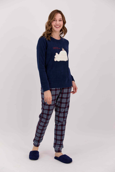 Arnetta Women's Navy Blue Pajamas Set