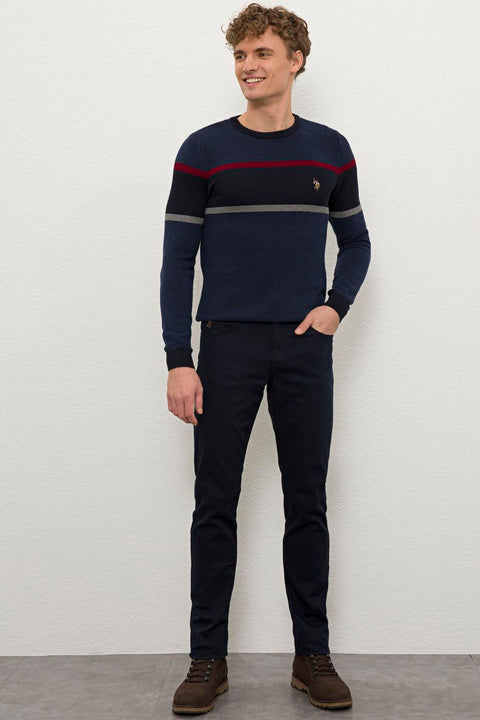 Us Polo Assn Navy Blue Chinos Pants
