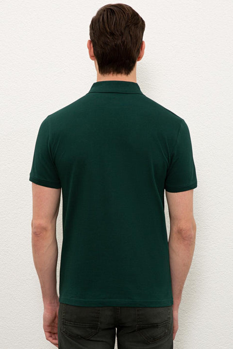 Us Polo Assn Men's Dark Green T-Shirt Basic 50232303-VR079