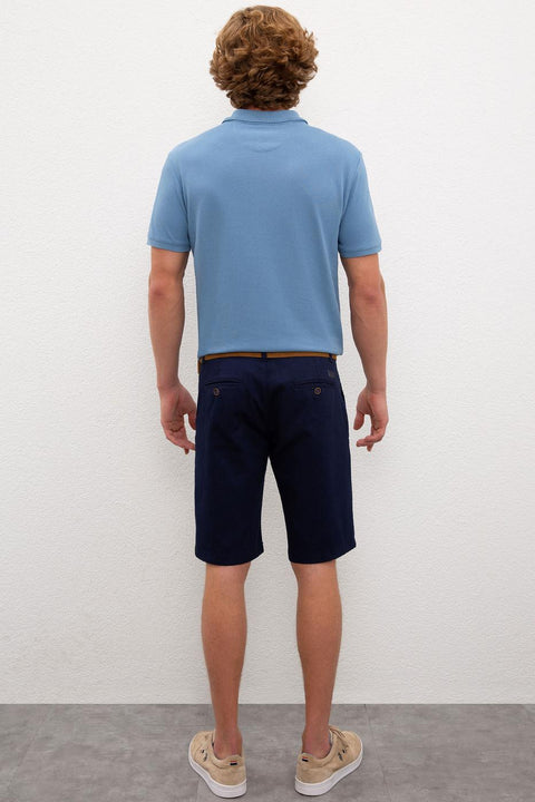 Us Polo Assn Men's Navy Blue  Bermuda Capri 50218368-VR033