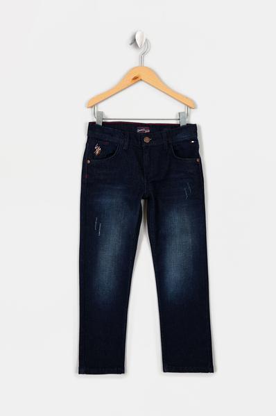 Us Polo Assn Boys Navy Blue Denim Pants