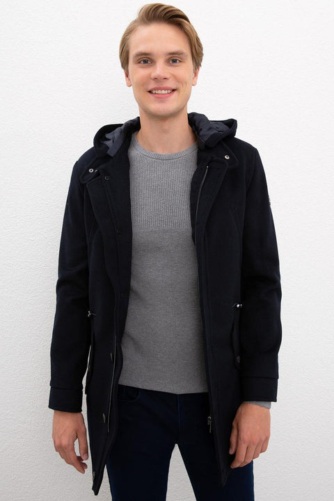 Us Polo  Assn Men  Navy Blue Jacket Cachet