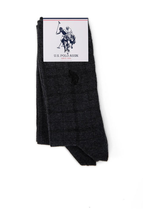 Us Polo Assn Men's Anthracite Pack Socks 50212350-VR006