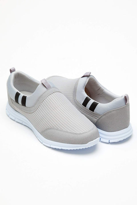 TonnyBlack Light Gray Unisex Sneakers