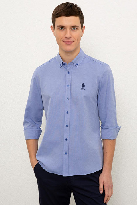 Us Polo Assn Men's Blue Shirt 50233224-VR045