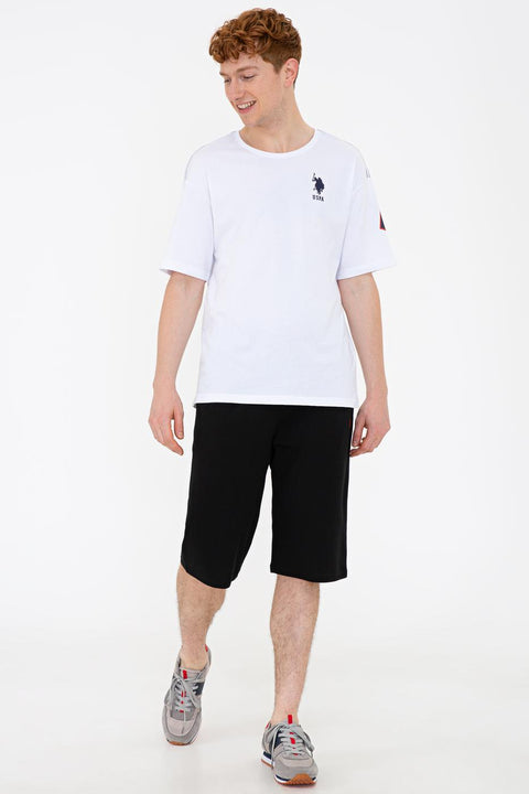 Us Polo Assn Men's Black Knitted Shorts 50232280-VR046