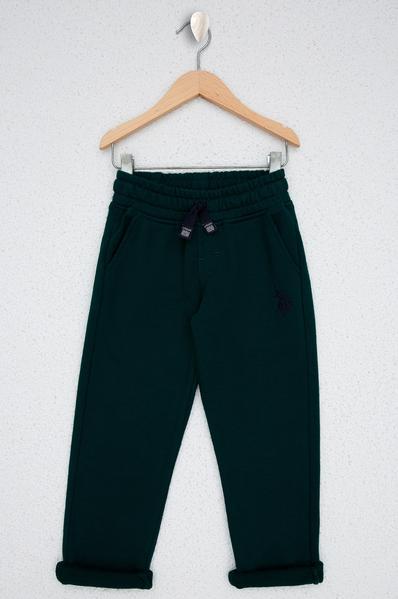 Us Polo Assn Boys Green Knitted Pants