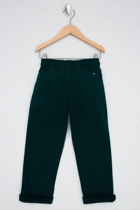 Us Polo Assn Boys Green Knitted Pants