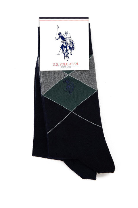 Us Polo Assn Men's Navy Blue Socks 50212366-VR033