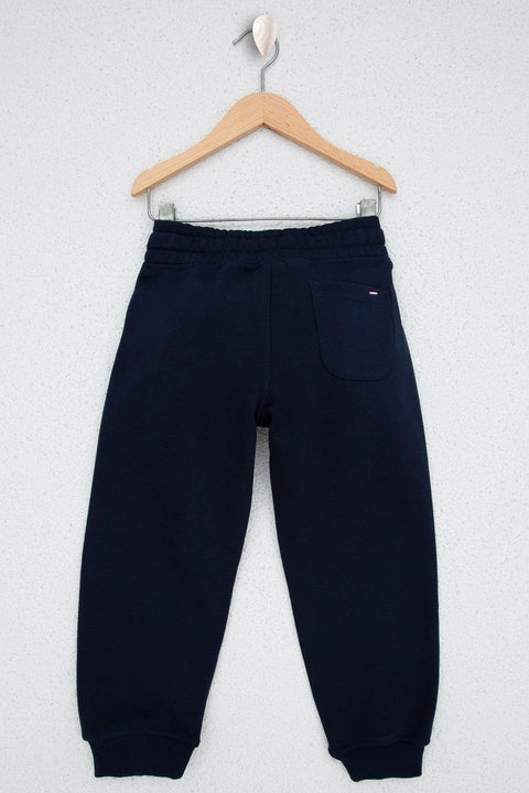 Us Polo Assn Boys Navy Blue Knitted Pants