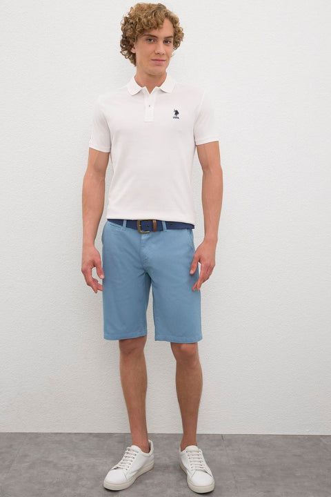Us Polo Assn Men's Blue Bermuda with Side Pockets 50218368-VR073