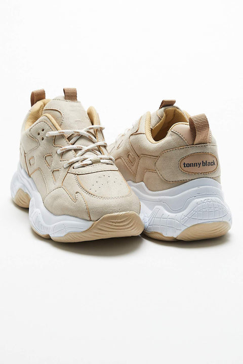 TonnyBlack Beige Women's Sports Shoes TB700-1_103