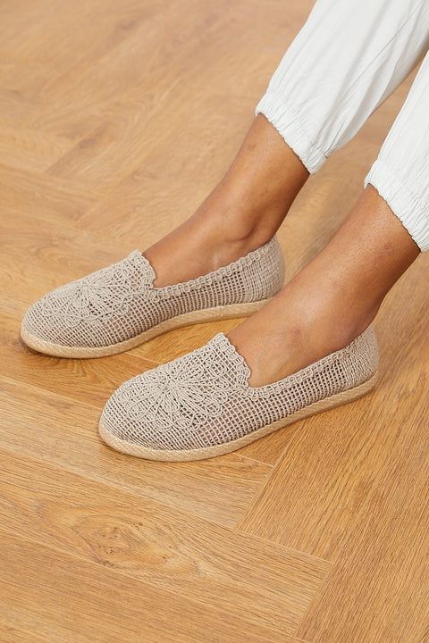 TonnyBlack Beige Women's Flat Shoes TB117-1_103