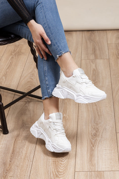 TonnyBlack White Women's Sneakers DNZ-1_102