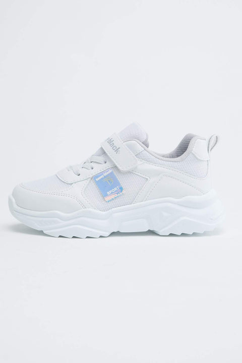 TonnyBlack White Kids Sneakers