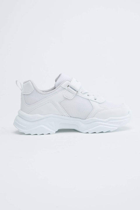 TonnyBlack White Kids Sneakers