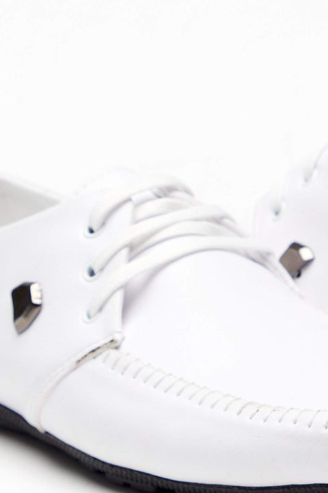 TonnyBlack White Men's Loafers TBCSS-2_102
