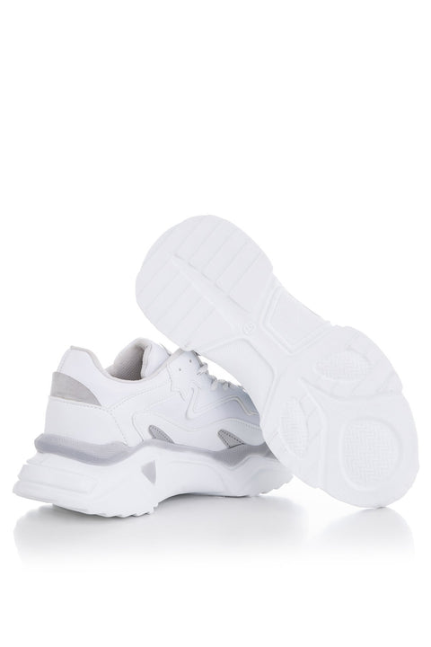 TonnyBlack White Gray Women's Sneakers TB289-1_216