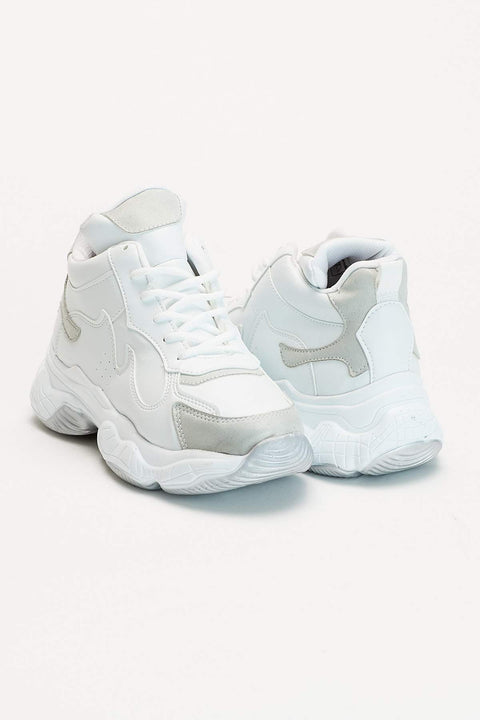 TonnyBlack White Gray Women's Sports Shoes TB1003-1_216