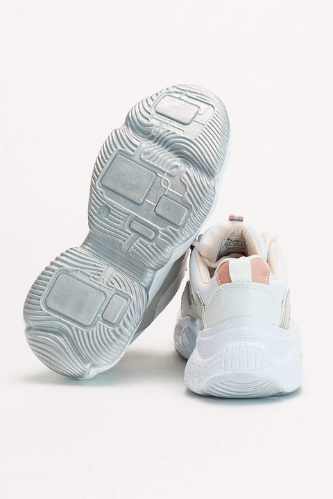 TonnyBlack White Gray Women's Sneakers TB290-1_216