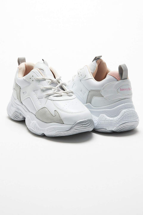TonnyBlack White Gray Women's Sports Shoes TB700-1_216