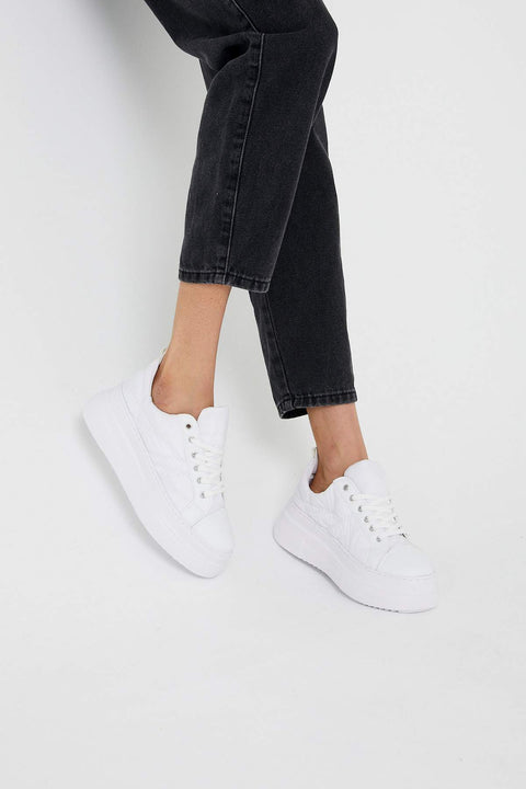 TonnyBlack White Women's Sneakers TBZNP-1_102