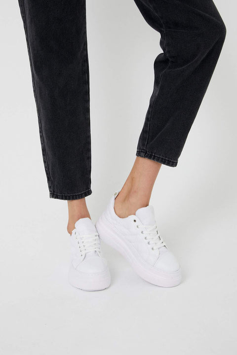 TonnyBlack White Women's Sneakers TBZNP-1_102
