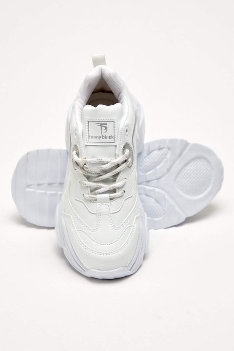TonnyBlack White Women's Sneakers TB010-1_102