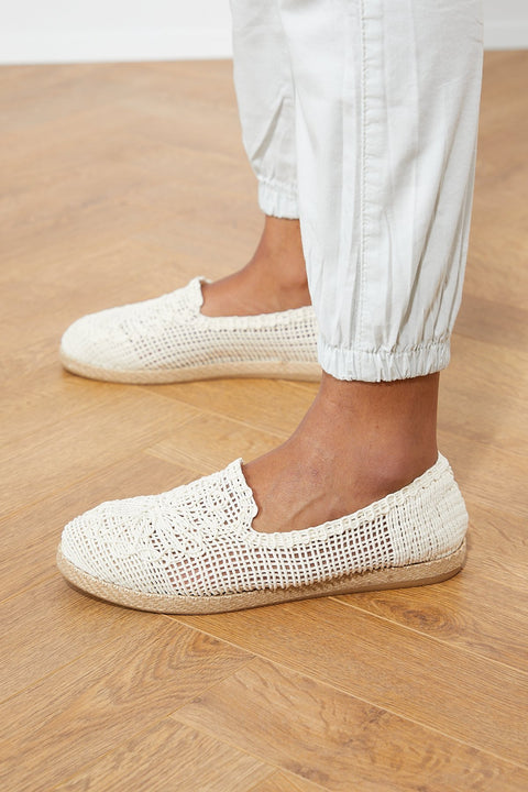 TonnyBlack White Women's Flat Shoes  TB117-1_102
